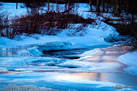Peaceful Frozen River Jeffrey Favero Fine Art Photography