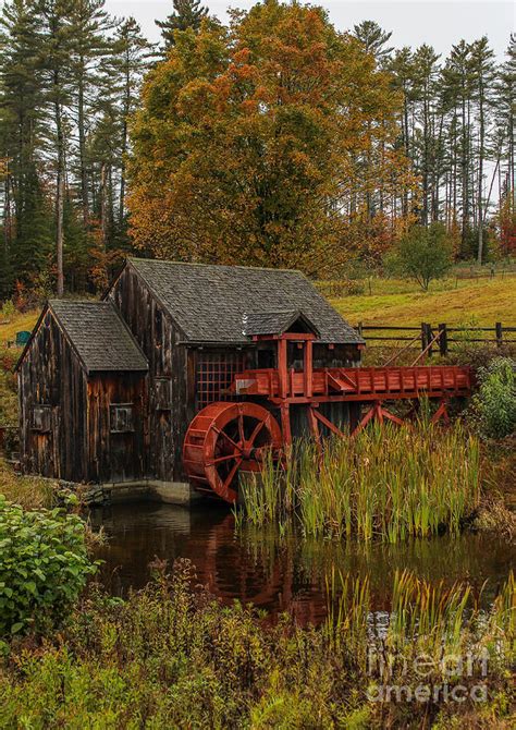 Autumn By The Old Mill Photograph By Joe Faragalli Fine Art America