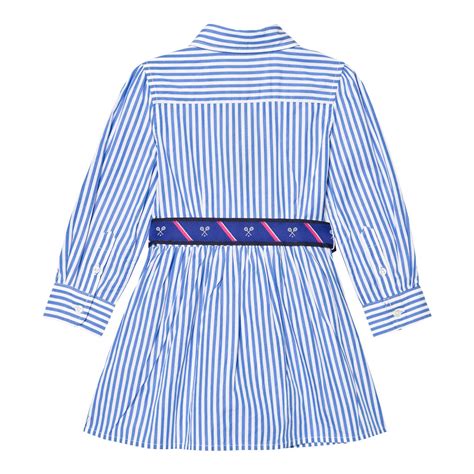 Ralph Lauren Striped Cotton Shirt Dress