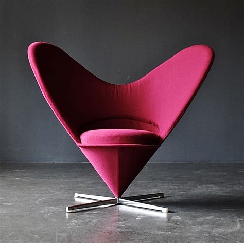 Panton chair anniversary competition and charity auction. Heart Cone chair in 2020 | Verner panton, Chair, Pantone