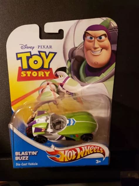 Disney Pixar Toy Story Blastin Buzz Lightyear Hot Wheels Diecast Mattel 2010 799 Picclick