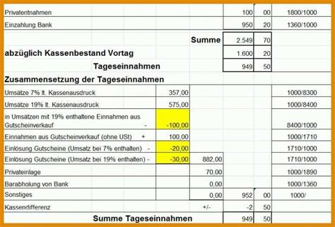 Tolle Kassenbericht Mit Z Hlprotokoll Vorlage Klug Erl Uterungen