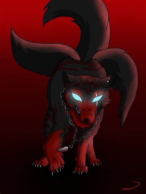 Demon Wolf Entry By Oo Howling Wolf Oo On Deviantart