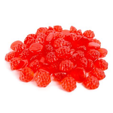 Berry Red Gummy Raspberries