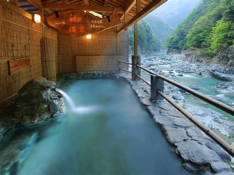 Японский онсэн Традиция купания в термальных источниках Нагаю онсэн префектура Оита целебные