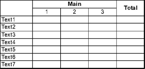 Multicolumn How Can I Make This Table In Latex Single Column And Multi