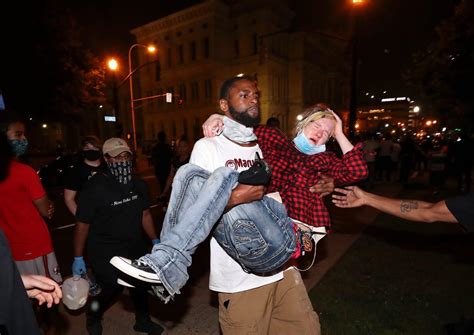 girl being carried