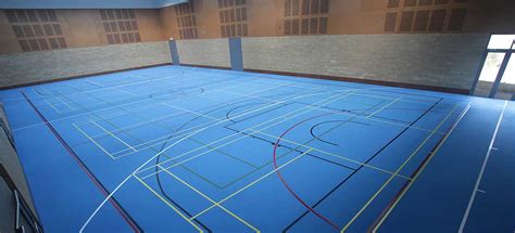Sports Hall Flooring Polyurethane Or Timber Tvs Sports Flooring