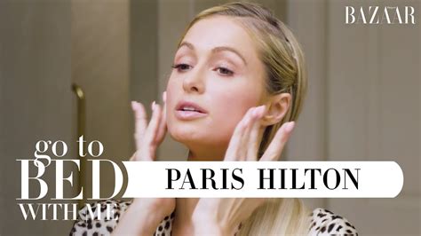 Paris Hilton S Nighttime Skincare Routine Go To Bed With Me Harper