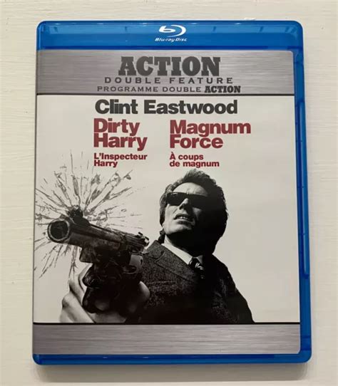 Clint Eastwood Dirty Harry Magnum Force Blu Ray Great Condition