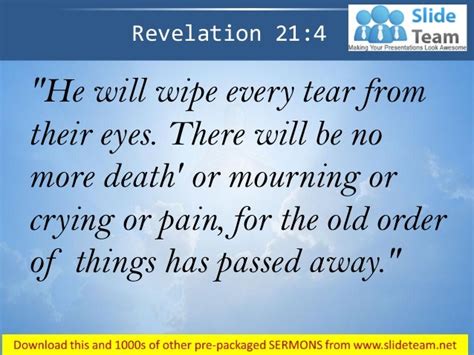 0514 Revelation 214 He Will Wipe Every Tear Power Point Church Sermon