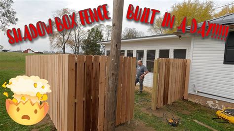 How To Build Shadow Box Fence Design Talk