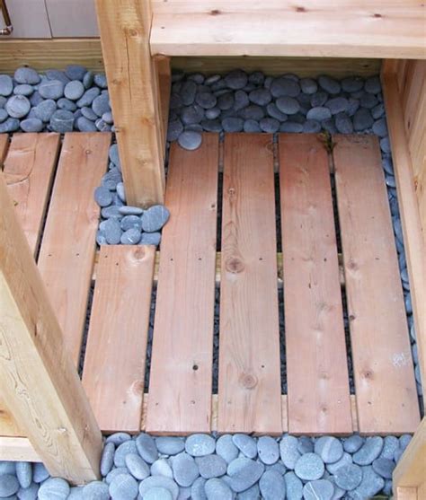 Sized and ready to use on installations up to (5 ft. Beach Pebbles - Cape Cod Outdoor Shower Kits