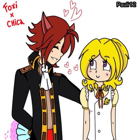 142 Best Images About Foxy X Chica On Pinterest Fnaf Night And Chibi