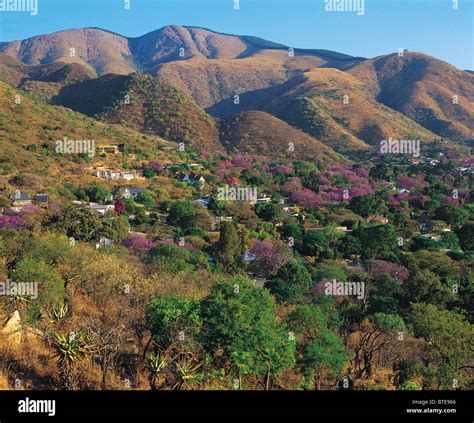 The Small Town Of Barberton In Mpumalanga Stock Photo Alamy