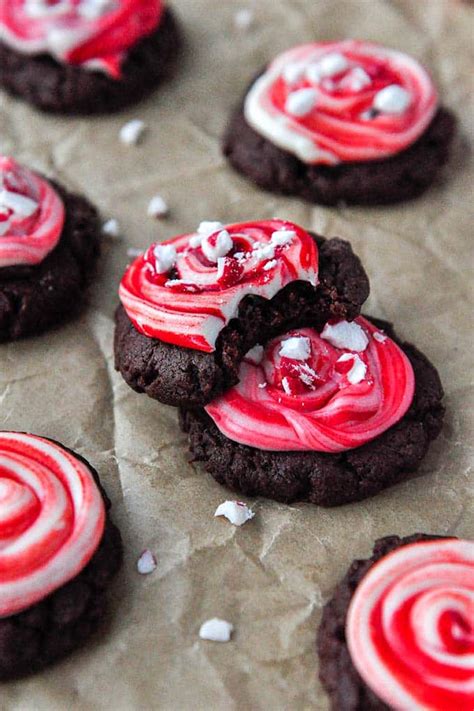 Frosted Peppermint Brownie Cookies Home Cooked Harvest