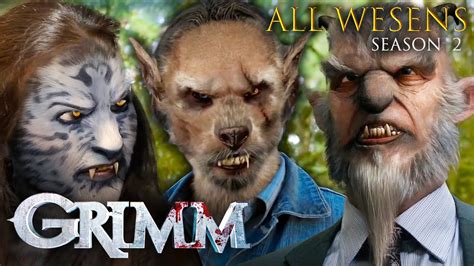 Every Wesen From Season 2 Grimm Youtube
