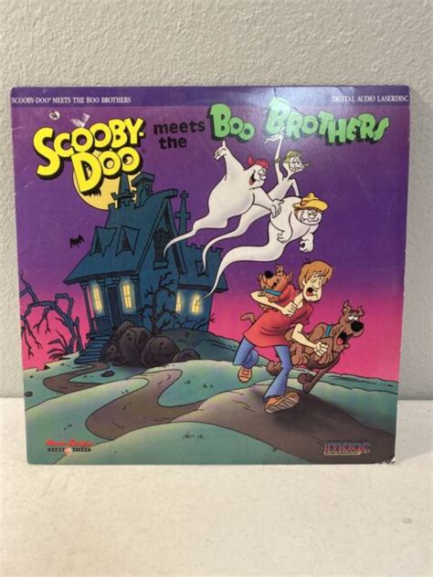 Laserdisc Scooby Doo Meets The Boo Brothers Rare Animated Hanna Barbera