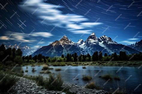 Premium Ai Image Capturing The Breathtaking Grand Teton Range