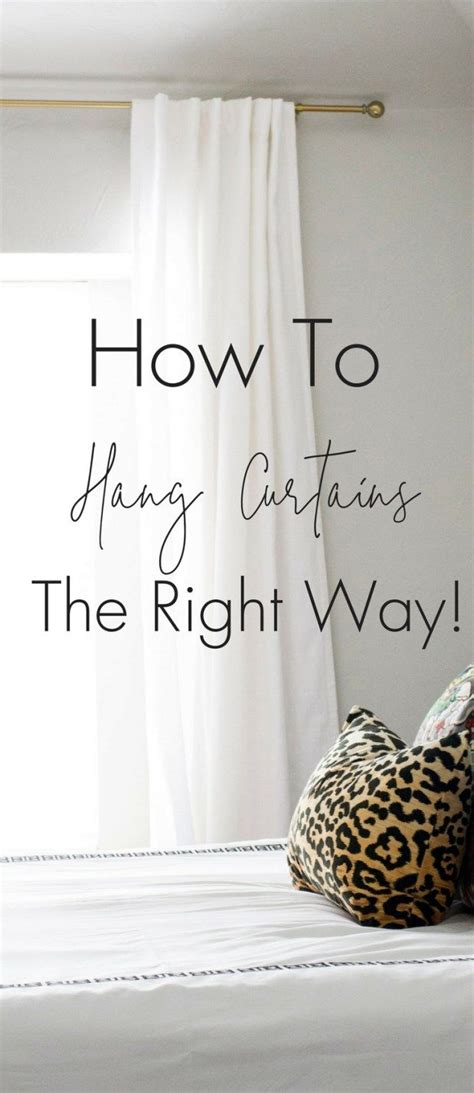 How To Hang Curtains The Right Way Project Allen Designs In 2020