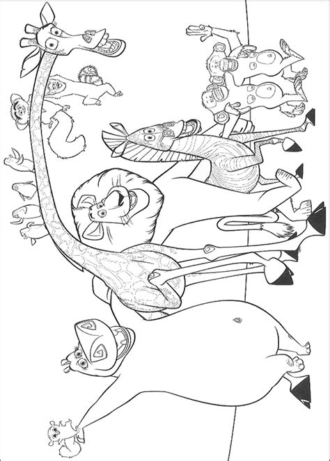 If you loved the madagascar movie, you'll love our coloring pages. Madagascar Coloring Pages