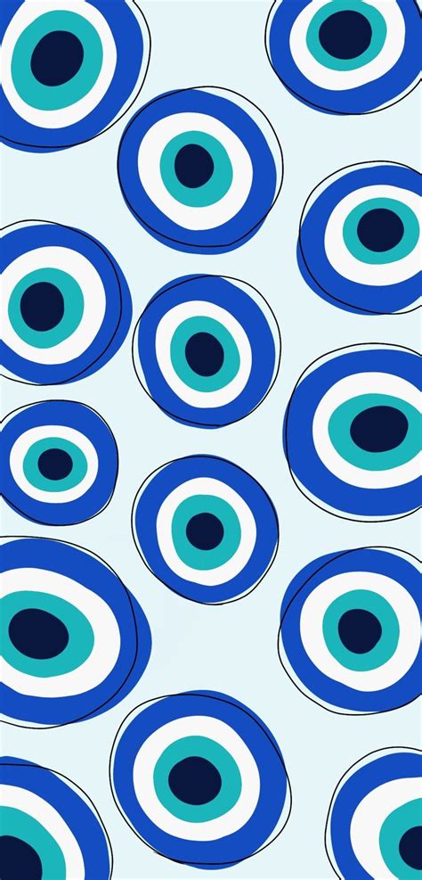 Evil Eye 🧿 Eyes Wallpaper Iphone Wallpaper Pattern Phone Wallpaper
