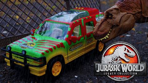 Jurassic World Legacy Collection T Rex Escape Set With Ford Explorer Review Jurassic