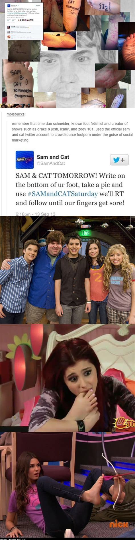 (we share rumors, gossip, and information provided by third parties. Dan Schneider, the producer of nickelodeon is a huge foot ...