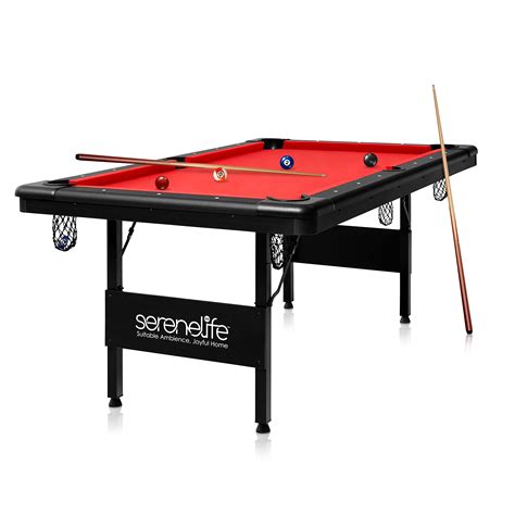 Buy Serenelife 6 Ft Portable Pool Table Billiards Table Easy Folding