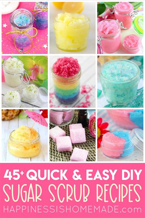 45 Diy Sugar Scrub Recipes Happiness Is Homemade
