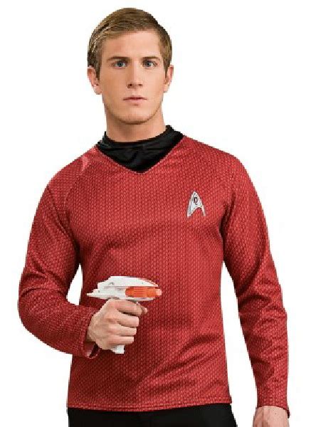 New Star Trek Movie Scotty Engineering Red Adult Deluxe