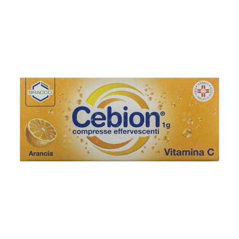 Bracco Cebion 10 Compresse Effervescenti Vitamina C Arancia