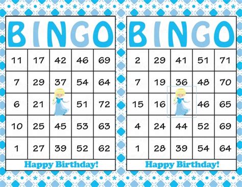 30 Birthday Printable Bingo Cards Instant Download