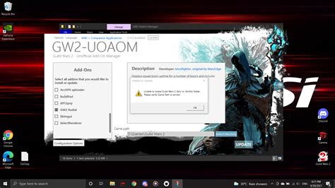 Unable To Open The Addon Manager As Of The Latest Release V142