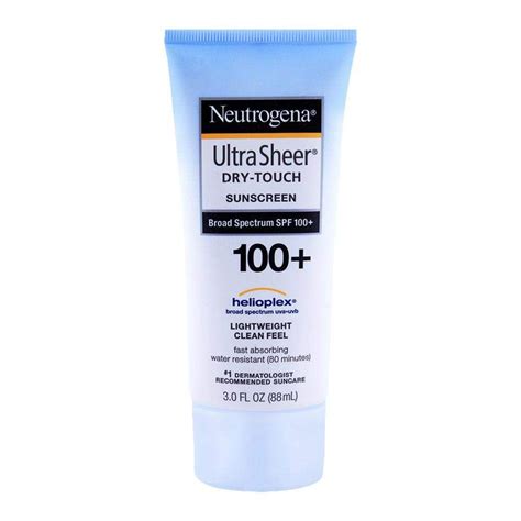 Order Neutrogena Ultra Sheer Dry Touch Sunscreen Spf 100 88ml Online