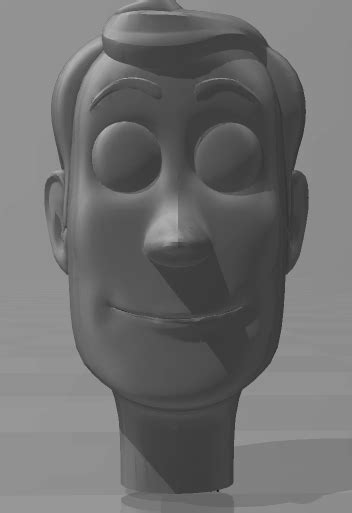 Free Stl File Screen Accurate Toy Story Woody Head・design To Download