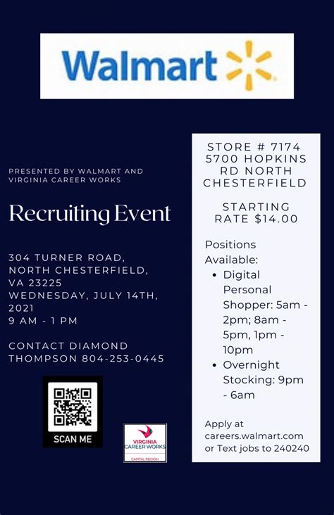Walmart Recruiting Event! - Virginia Career Works Capital Region