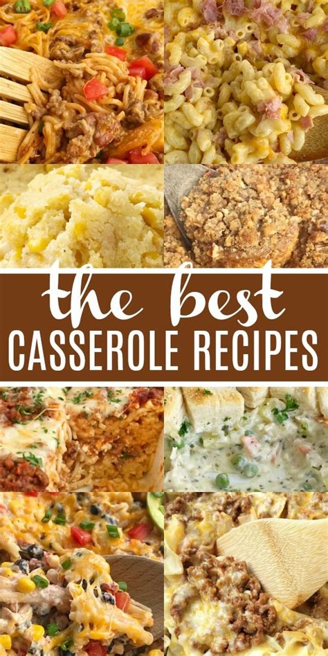 The Best Casserole Recipes | Dinner casseroles, Hotdish recipes
