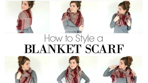 How To Style A Blanket Scarf Rectangle Blanket Scarf Styles