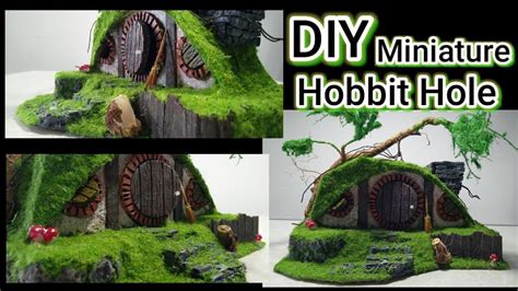 Youtube Hobbit Houses Diy Hobbit House Miniature Diy