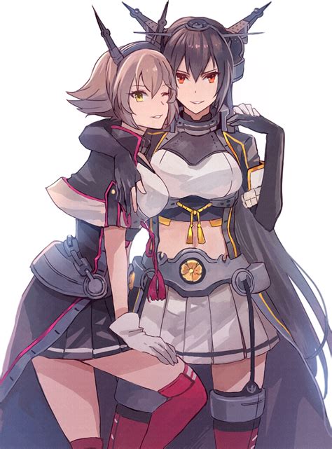 Nagato Mutsu Nagato Kai Ni And Mutsu Kai Ni Kantai Collection Drawn By Kasumiskchkko