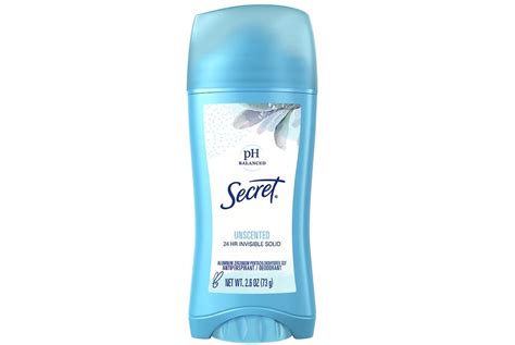 Secret Invisible Solid Antiperspirant Deodorant Unscented Carewell