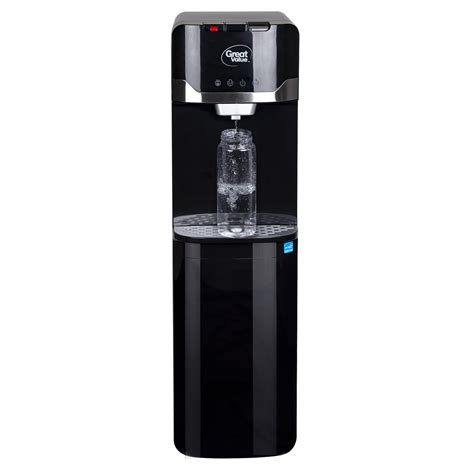 Great Value Bottom Loading Hot Cold Room Temp Water Dispenser Black Water Cooler Walmart Com