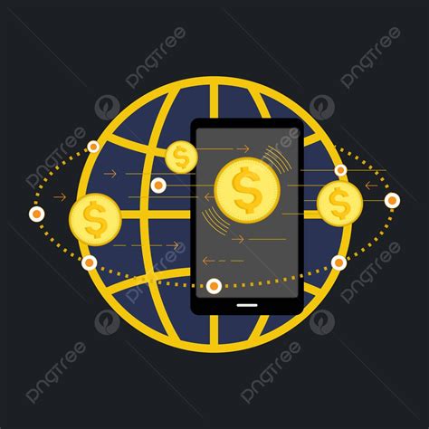 Global Money Transfer Arrow Banking Icon Vector Arrow Banking Icon