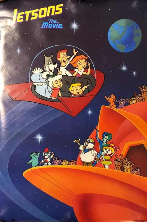 Jetsons 1990 The Movie Poster Officially Licensed Large Free Nude