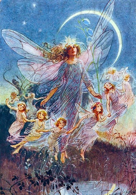 Enchanting Fairy Ring Glorious Vintage Fairy Illustration