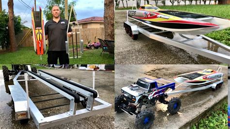 🛠 Diy Rc Trailer Build For Twin Haul Boat 🔩 Genesisrcspeedboat Youtube