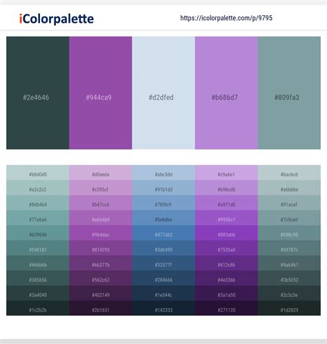 1 Latest Color Schemes With Studio And Periwinkle Gray Color Tone