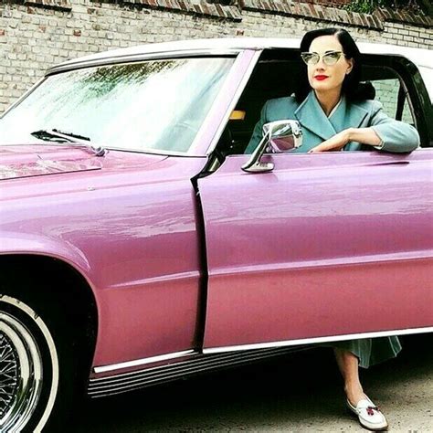 1969 Thunderbird Coupe Starring Miss Dita Von Teese Nicely Restored Lilac Frost For Sale