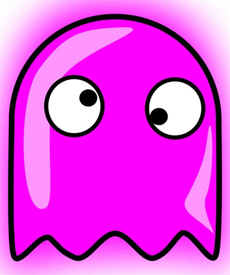 Pac Man Ghost Pink - ClipArt Best png image